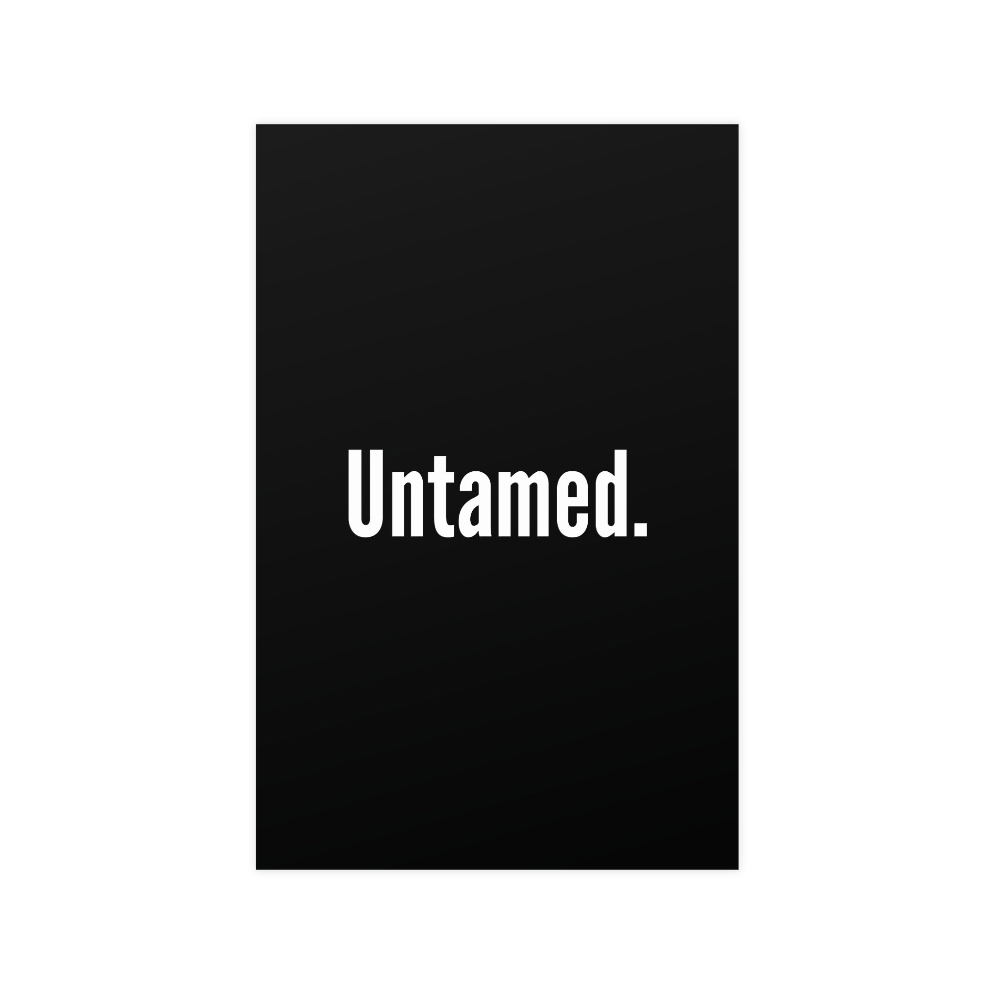 Vertical and Horizontal Matte Posters