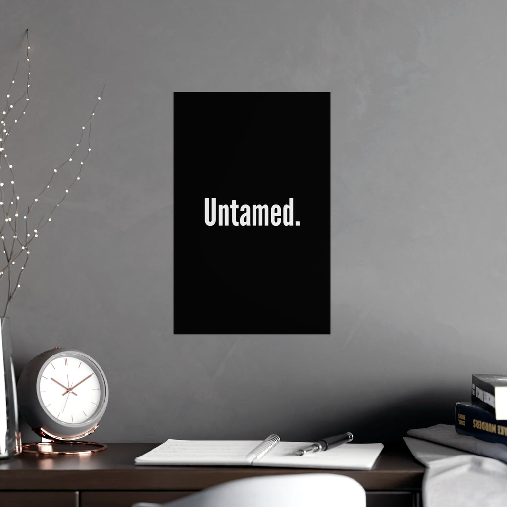 Vertical and Horizontal Matte Posters