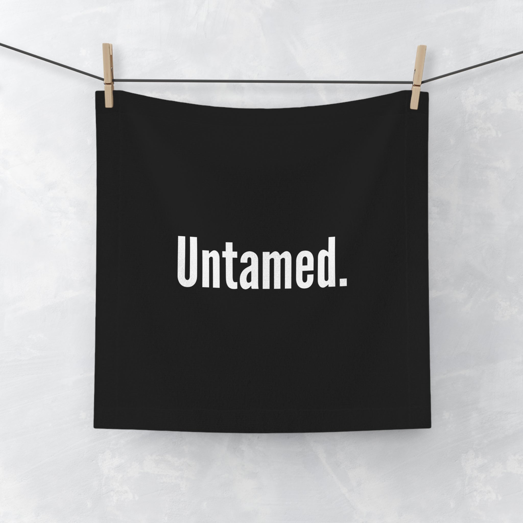 Trendy Face Towel, Stylish Bathroom Decor, Gift for Nature Lovers, Untamed Towel, Spa Essential, Home Accessory