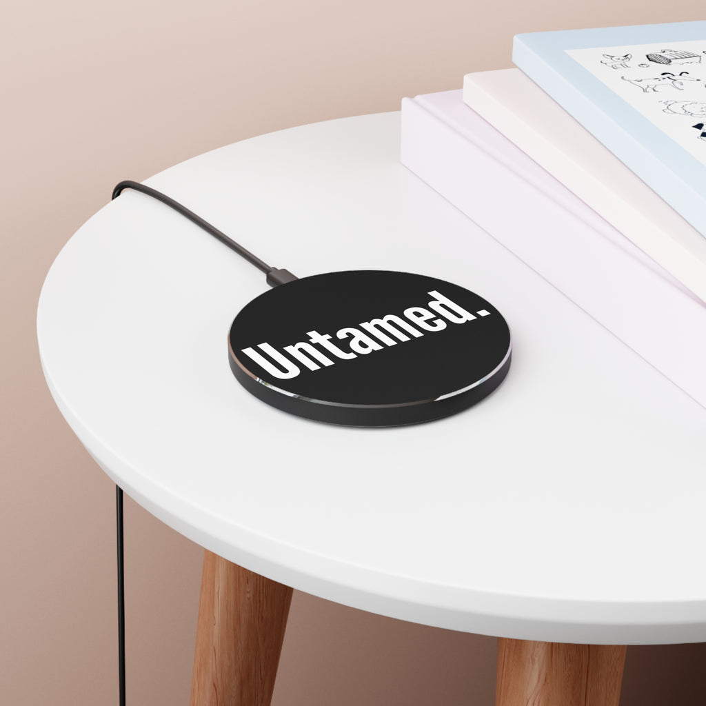 Untamed Wireless Charger - Fast Charging Dock, Minimalist Phone Charger, Unique Desk Accessory, Gifts for Tech Lovers, Modern Home Decor
