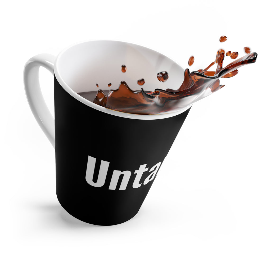 Untamed Black Latte Mug for Coffee Lovers, Gift for Her, Inspirational Drinkware, Unique Home Decor, Perfect for Birthdays