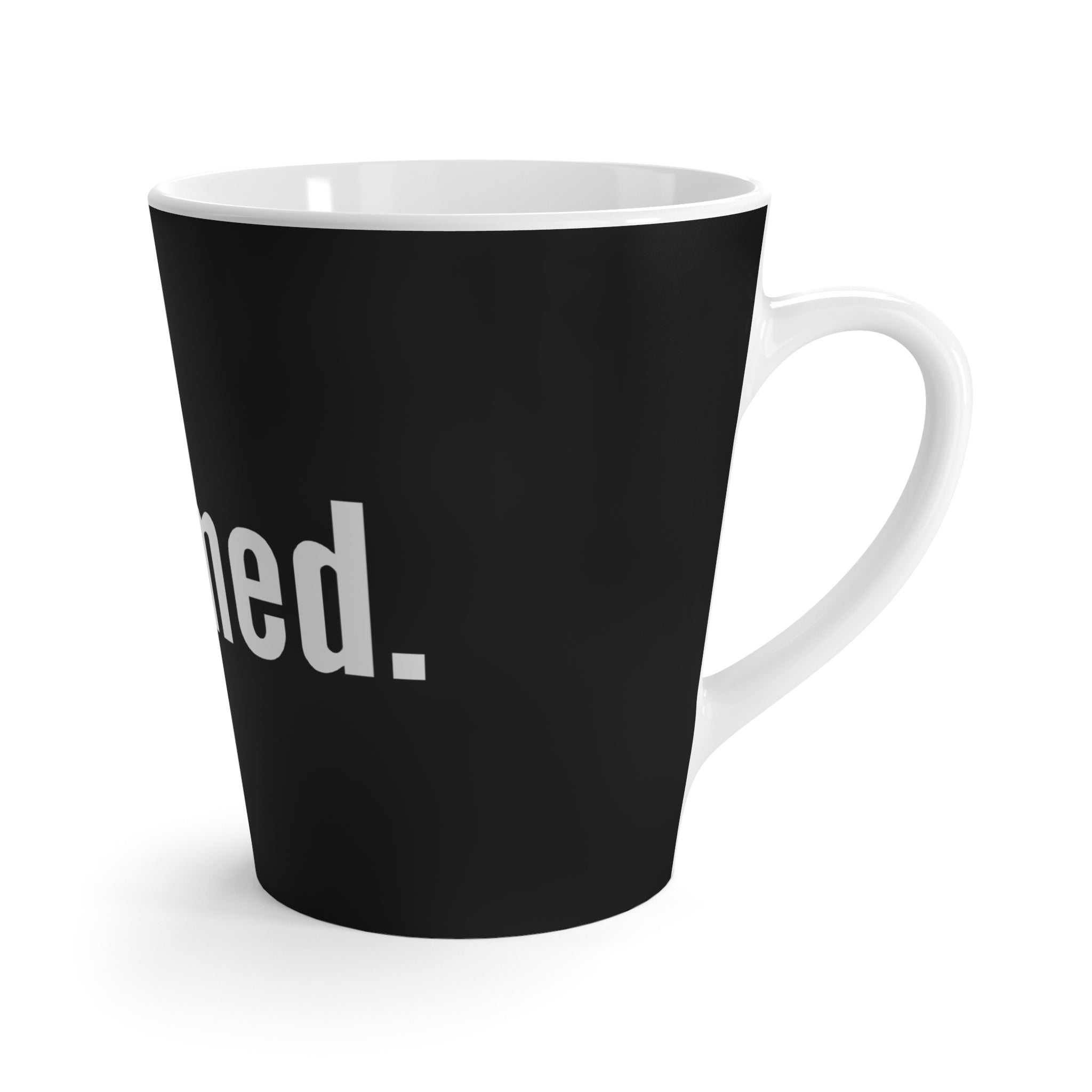 Untamed Black Latte Mug for Coffee Lovers, Gift for Her, Inspirational Drinkware, Unique Home Decor, Perfect for Birthdays