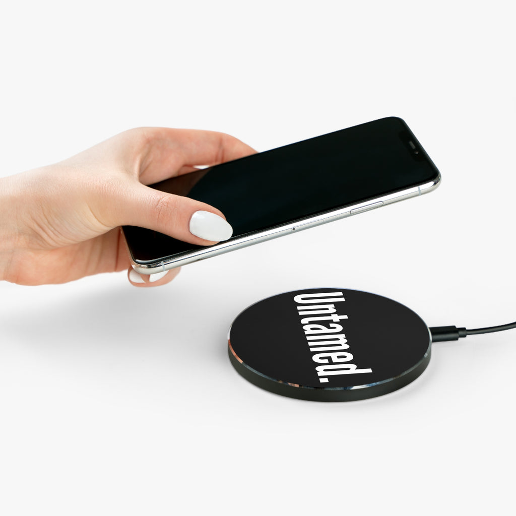 Untamed Wireless Charger - Fast Charging Dock, Minimalist Phone Charger, Unique Desk Accessory, Gifts for Tech Lovers, Modern Home Decor
