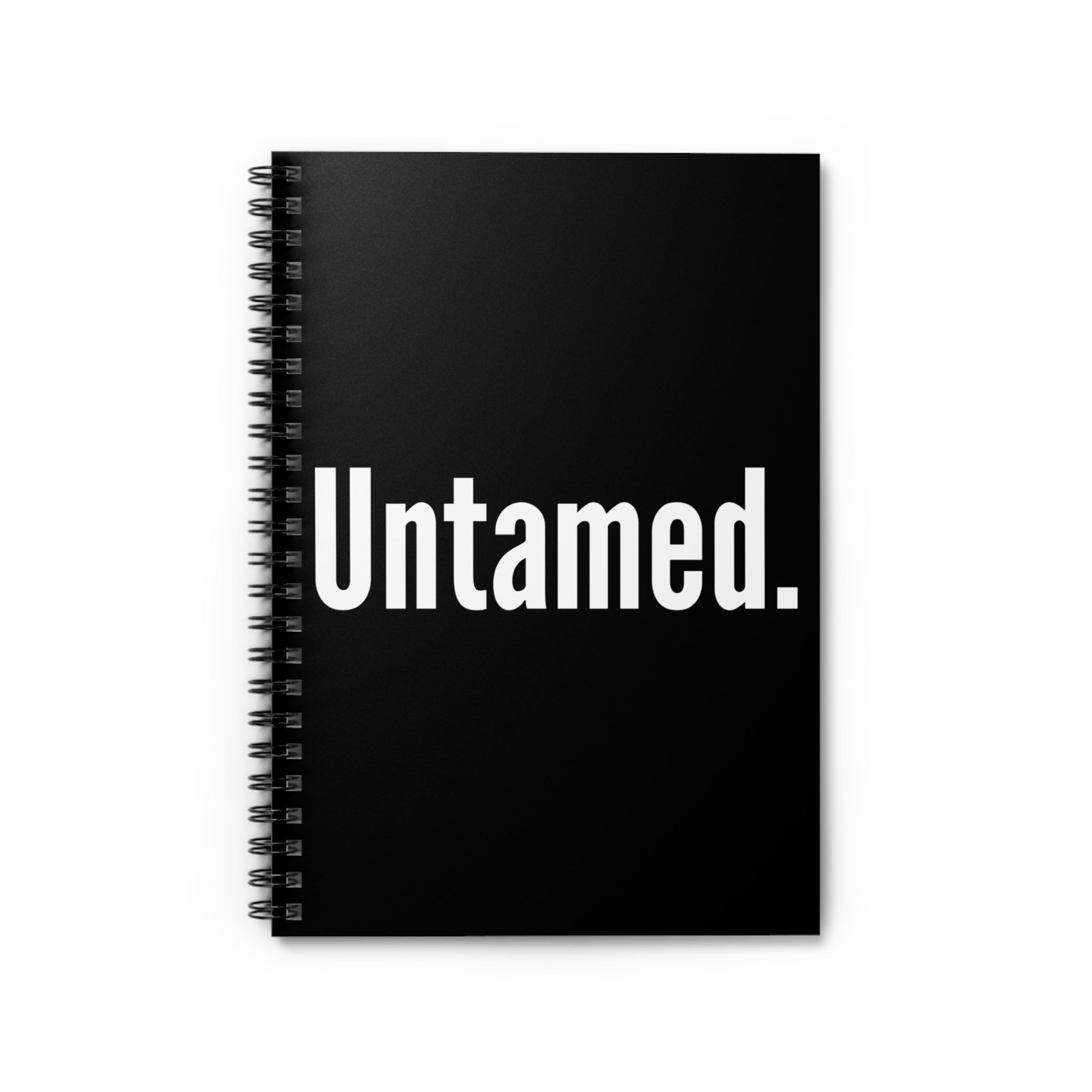 Untamed Spiral Notebook - Perfect for Dreamers, Writers & Rebels, Gift for Students, Journaling, Goal Setting, Daily Use
