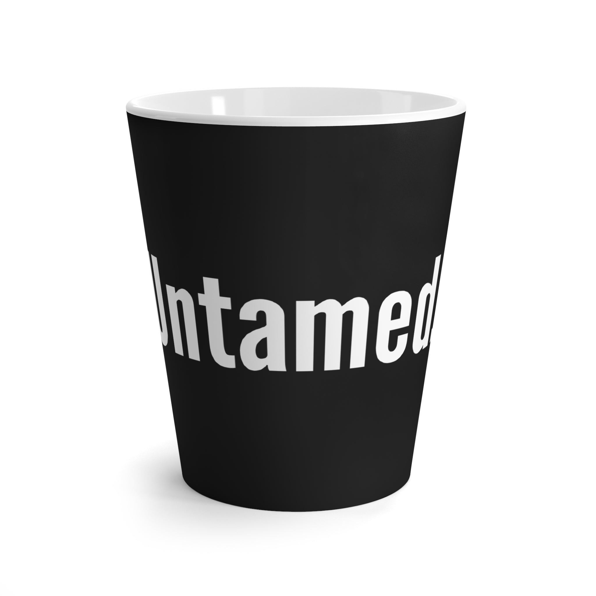 Untamed Black Latte Mug for Coffee Lovers, Gift for Her, Inspirational Drinkware, Unique Home Decor, Perfect for Birthdays